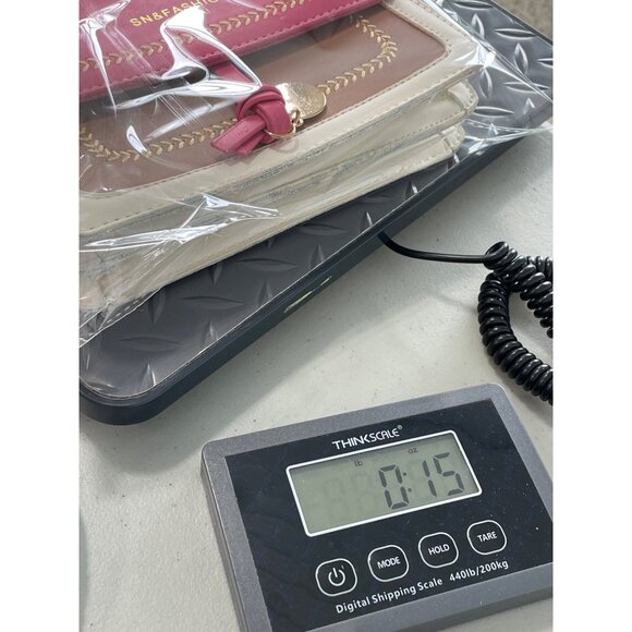 SN & Fashion Colorblock Shoulder Bag Graphic Flap Deauty 1897 Pink White Floral - Picture 10 of 10